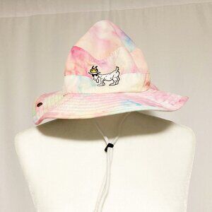 Goat USA Tie-Dye Bucket Hat Pink & Blue